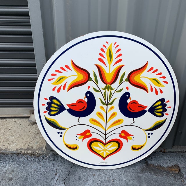 Mid-Century Pennsylvania Dutch Hex Sign by Jacob Zook | Chairish