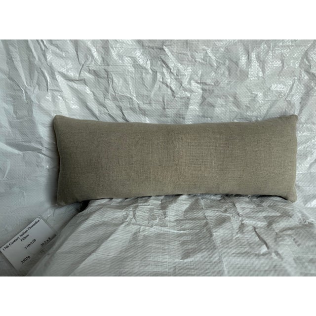 Textile 17th Century Florentine Tapestry Pillow - 20.5 X 8 For Sale - Image 7 of 7