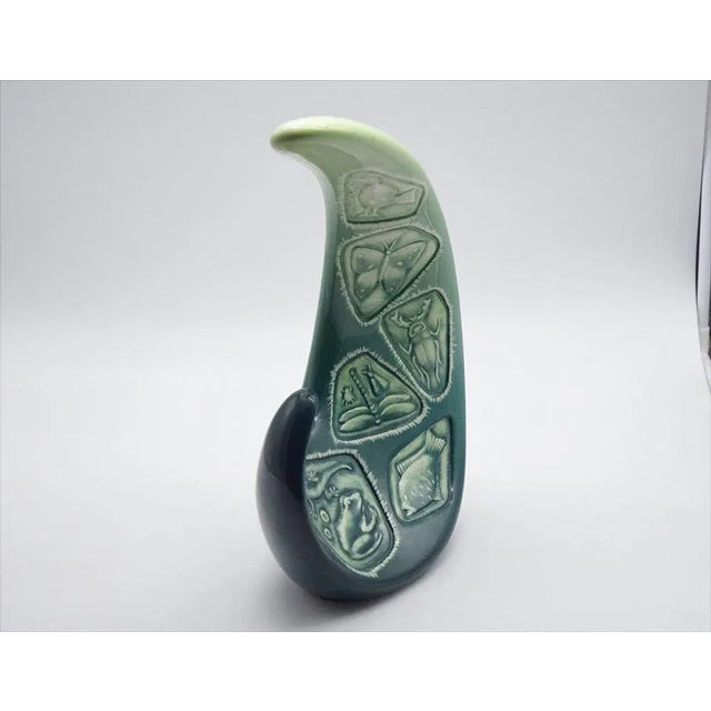 Italian Ceramic Vase, 1960s For Sale - Image 4 of 8