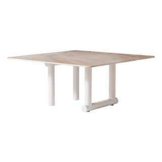 Trampoline Beige Marble Dining Table by Patricia Urquiola for Cassina For Sale