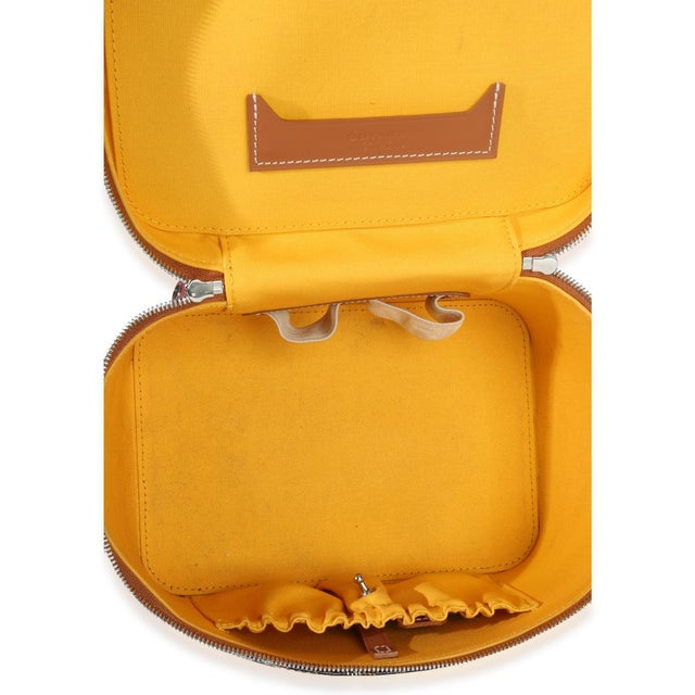 Black Gold Black Goyardine Canvas Muse Vanity Case For Sale - Image 8 of 8