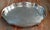 20th Century English Victorian Style Silverplate Drinks Tray With Gallery For Sale - Image 4 of 13