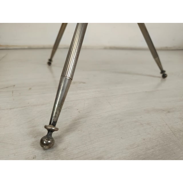 Vintage Silver Side Table, 1970s For Sale - Image 11 of 16
