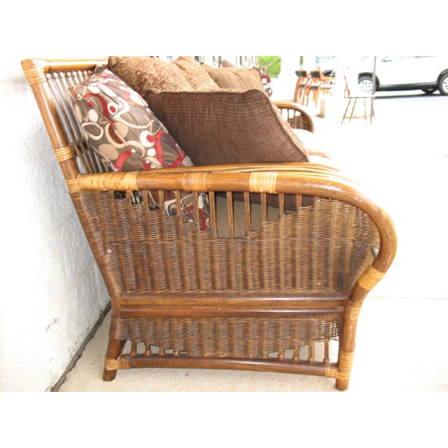 Henry Link Wicker Sofa Chairish