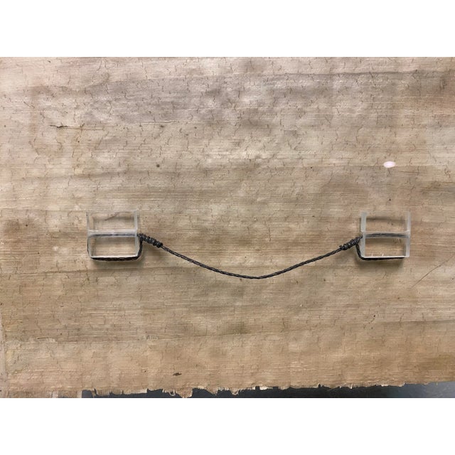 1980s 1980s "Goddess with Wings" Egyptian Revival Style Print, Framed in Plexiglass For Sale - Image 5 of 6