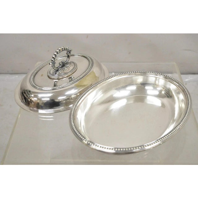 Early 20th Century Mappin & Webb's Prince's Plate English Sheffield Silver Plated Covered Dish For Sale - Image 9 of 11
