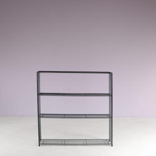 Metal Bookcase by Tjerk Reijenga for Pilastro, Netherlands, 1960s For Sale - Image 7 of 13