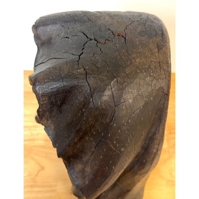 Late 17th–Early 18th Century Italian Carved Walnut Bust of Madonna Addolorata For Sale - Image 16 of 18