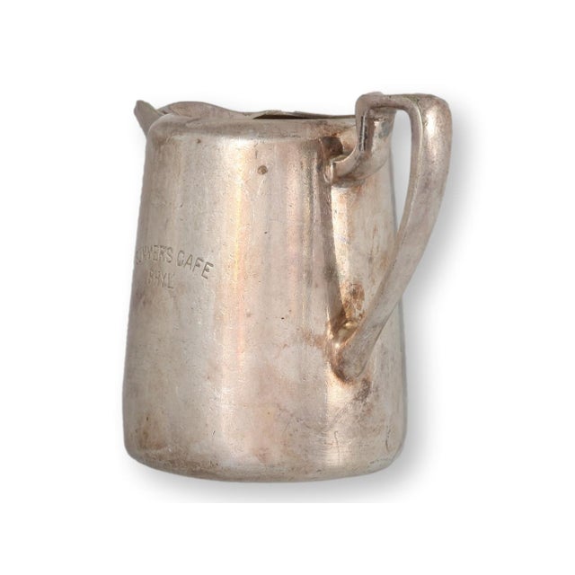Early 20th Century Elkington 'Summer's Cafe' Hotel Ware Table Pitcher For Sale - Image 4 of 5