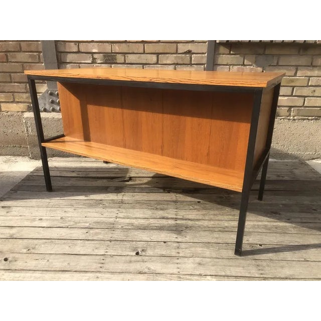 Mid-Century German Modern Teak Desk from Elco, 1950s For Sale - Image 6 of 12