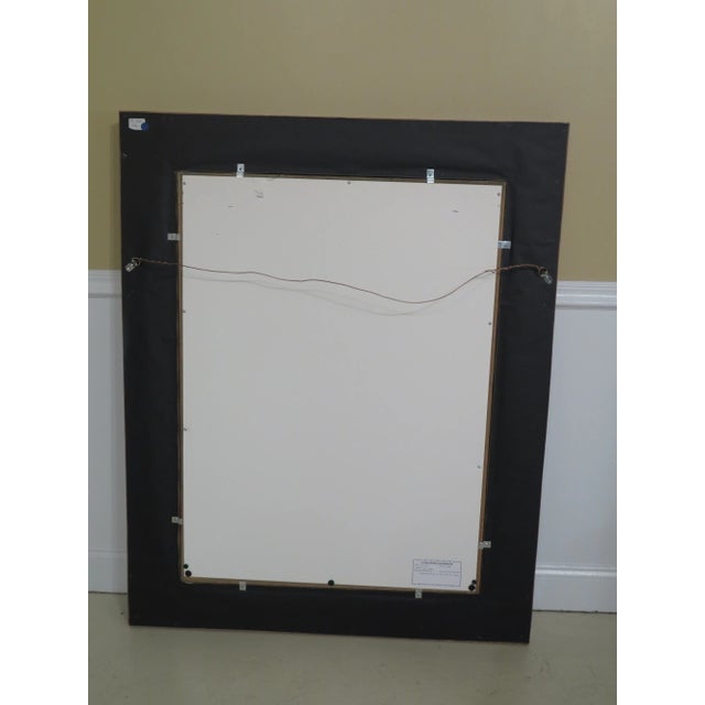 Blue 1990s Vintage "Woman Feeding Deer" Framed Oil Painting on Canvas For Sale - Image 8 of 10