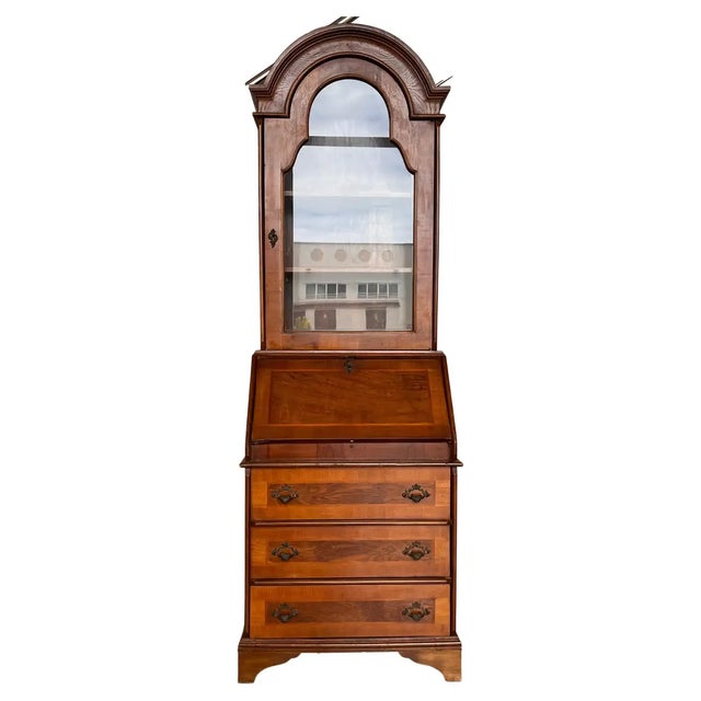 Early 19th Century George L Vitrine Secretary For Sale - Image 11 of 11