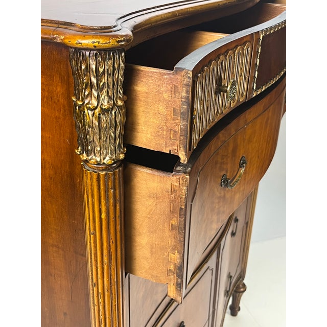 Early 20th Century Neoclassical Serpentine Chest of Drawers For Sale - Image 9 of 13