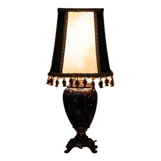 Antique Chinese Cloisonne Table Lamp For Sale