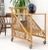Mid century modern rattan and bamboo serving bar cart w/ bottles holder. For Sale - Image 12 of 13
