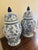 Maitland - Smith Chinoiserie Large Blue and White Porcelain Ginger Jars, Pair For Sale - Image 4 of 9