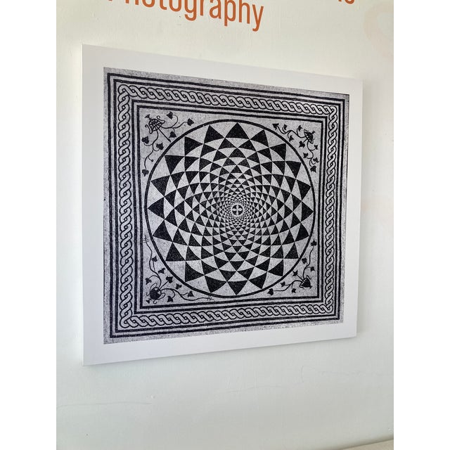 2020s William Gray Harris Photography on Canvas “ Roman Mosaic From the Seaside Villa at Barcola" For Sale - Image 5 of 7