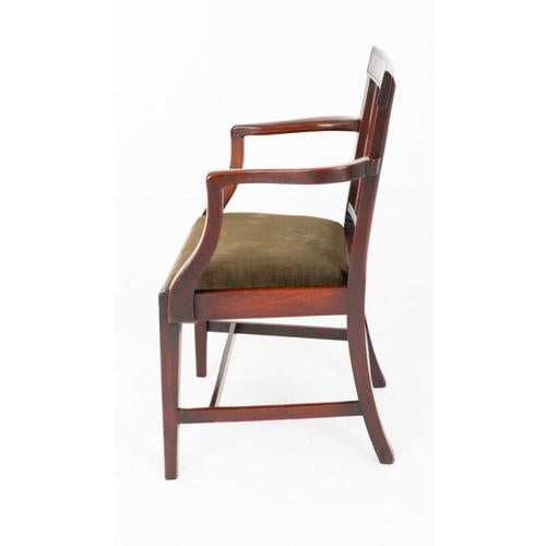 Antique Georgian Armchair in Mahogany, 1790 For Sale - Image 4 of 6