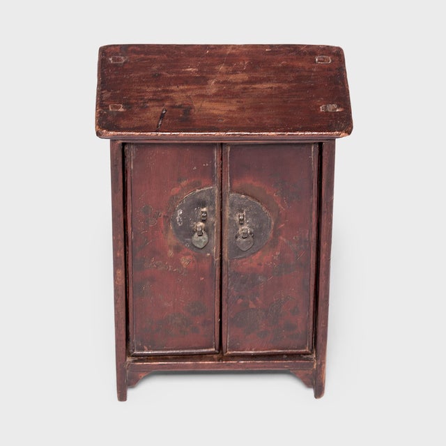 Chinese Miniature Noodle Cabinet, C. 1850 For Sale In Chicago - Image 6 of 9