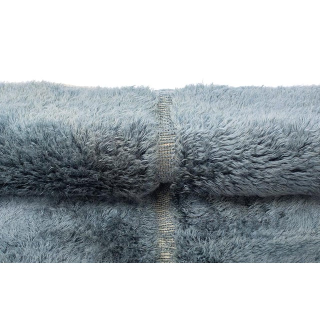 Contemporary Hand-Knotted Wool Rug by Azele Studio For Sale - Image 3 of 9