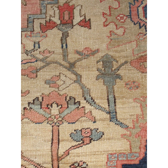 Antique Persian Serapi Carpet,9'4" X 11'10" For Sale - Image 10 of 14