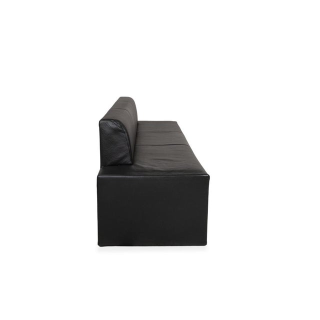Jason Chairs with Together Bench Set in Leather Black from Walter Knoll / Wilhelm Knoll, Set of 4 For Sale - Image 17 of 18