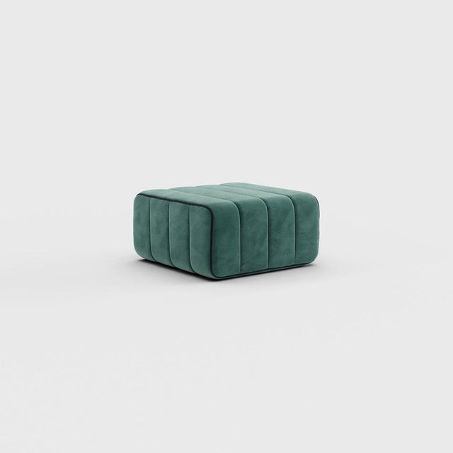 Not Yet Made - Made To Order Curt Module - Barcelona - Serpentine - V3347/39 (Green) by Ambivalenz For Sale - Image 5 of 5