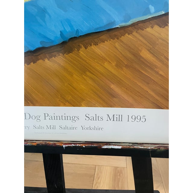 David Hockney David Hockney, Dog Paintings 38 Salts Mill 1995. 1853 Gallery Salts Mill Saltaire Yorkshire, Copyright David Hockney, Printed in Uk For Sale - Image 4 of 11