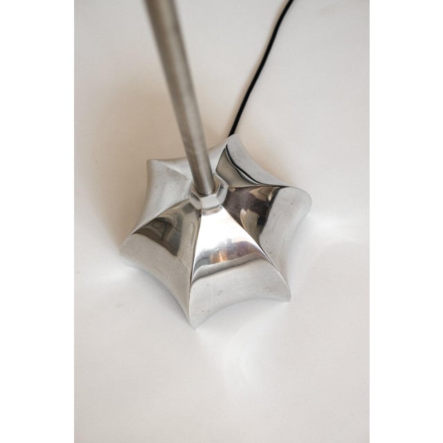 Metal Silk Floor Lamp by Jan Des Bouvrie, 1990s For Sale - Image 7 of 9