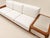 1970s Large Designer Sofa With Floating Side Tables, Split Pencil Reed For Sale - Image 12 of 13