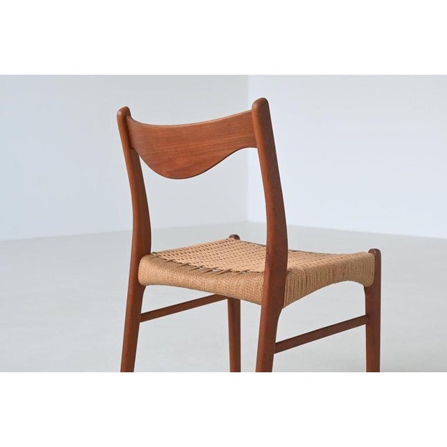 Dining Chairs in Glyngore Teak from Arne Wahl Iversen, Denmark, 1960s, Set of 6 For Sale - Image 13 of 18