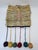 Handmade Rya-Style Wool Tapestry with Pom-Poms, 1970s For Sale - Image 3 of 9