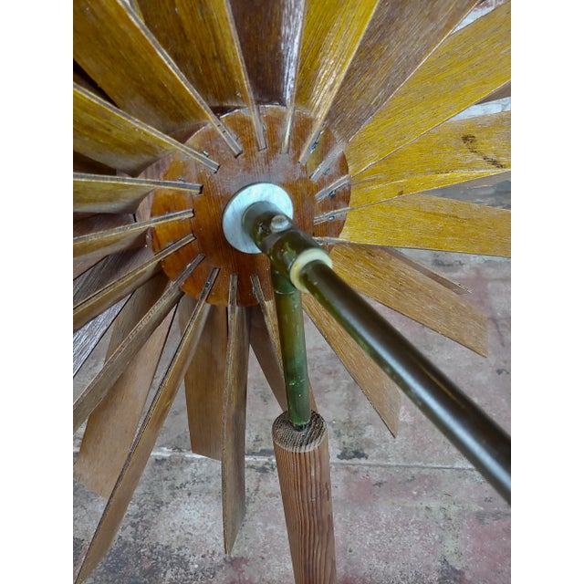 Mid-Century Double Propeller Wooden Weathervane For Sale In Los Angeles - Image 6 of 10