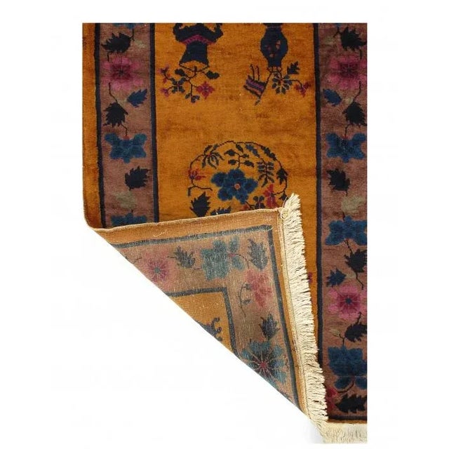 Chinese Deco Rug, Origin: China, Circa: Early 20th Century – Here is an exciting and appealing antique Oriental carpet –...