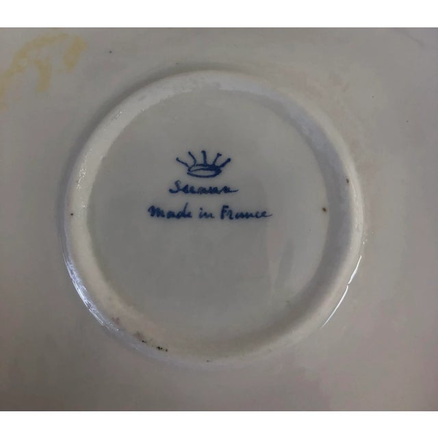 19th Century Sceaux French Porcelain Lidded Box in Deep Pink, Aqua Green For Sale - Image 4 of 12