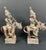 ITEM NAME: African Tribal Art Pair of Benin Bronze Warrior Figures on Horseback ORIGIN: Benin Africa AGES: Late 20th...