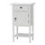 English Country White Painted End Table For Sale