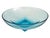 Offered is a vintage glass salad bowl in a lovely aquamarine color made by Hazel Atlas in the 1960s. This pattern,...