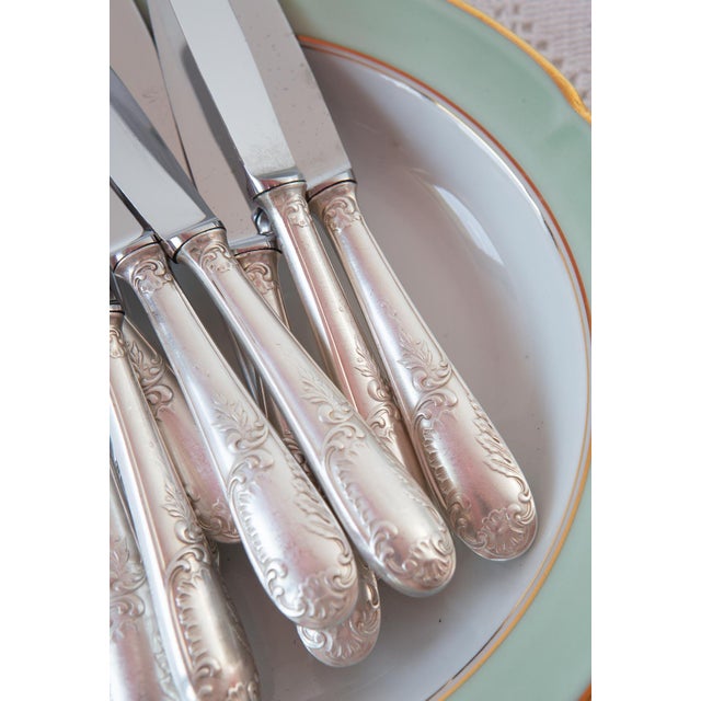 Dimensions and weights: 21,5 cm (74 grams). We also have the set of 12 table knives available (see the last two photos)...