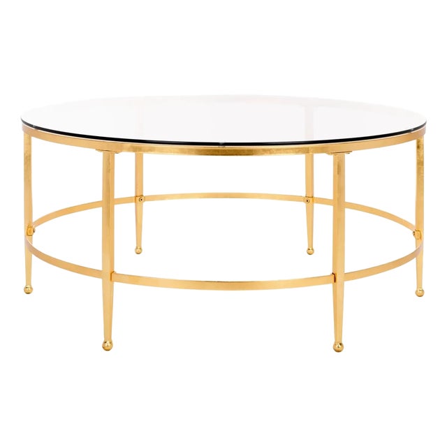 Edmund Cocktail Table - Gold For Sale