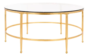 Edmund Cocktail Table - Gold
