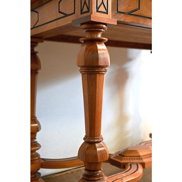 Louis XIV Walnut Table, Late 19th Century For Sale - Image 11 of 18