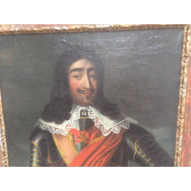 Rustic 17th Century Portrait of a Man in Armor For Sale - Image 3 of 11