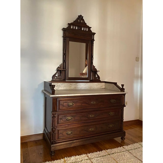 Antique Art Nouveau Commode For Sale - Image 14 of 14
