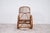 Mid-Century Modern Bamboo Rocking Chair in the style of Franco Albini, Italy, 1960s For Sale - Image 3 of 7