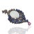 Handcrafted Peacock Brooch Pendant Featuring 23.32 Carats of Gemstones & Diamonds For Sale - Image 6 of 10