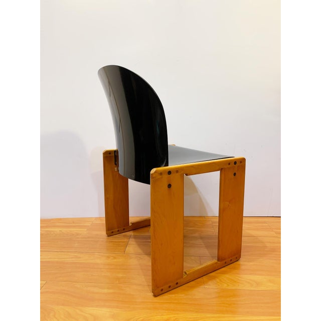 Wood A Dialogo Chairs by Afra and Tobia Scarpa for B&B, 1970s, Set of 2 For Sale - Image 7 of 13