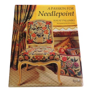 A Passion for Needlepoint Vintage Hardcover Decorative Book For Sale