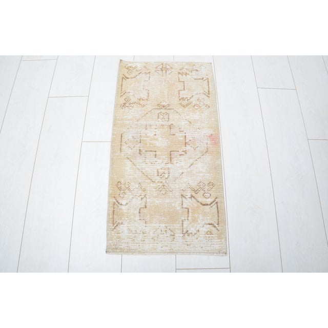 Handmade wool carpet in Turkish Anatolia , Vintage Oushak Rug,Turkish Vintage Anatolian Rug, Handmade wool Rug . One Of...