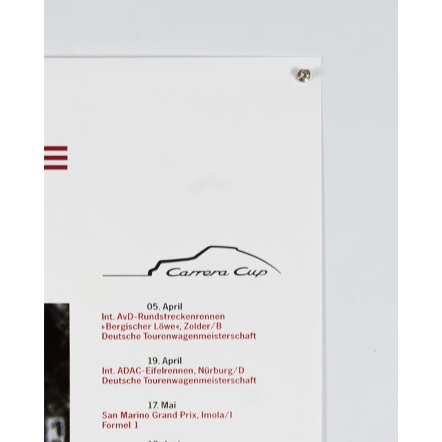 1990s Porsche Carrera Cup Termine Poster by Atelier Susanne Lagally, 1992 For Sale - Image 5 of 9